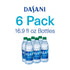 Dasani Purified Mineral Water, 6 Bottles of 16.9 fl oz - Coca-Cola