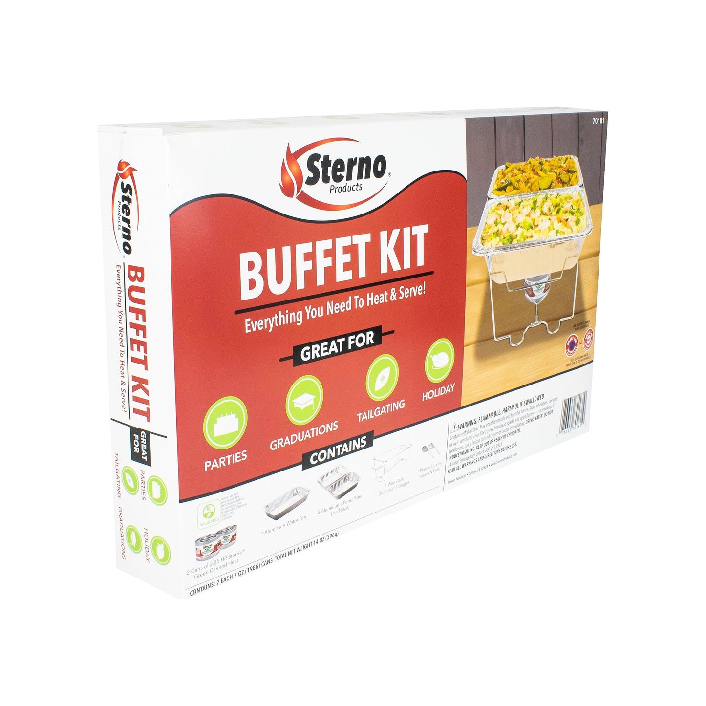 Sterno 70182 Full Size Buffet Kit