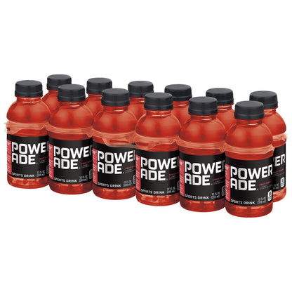 POWERADE Fruit Punch Beverage, 12 oz, 12 Count Pack