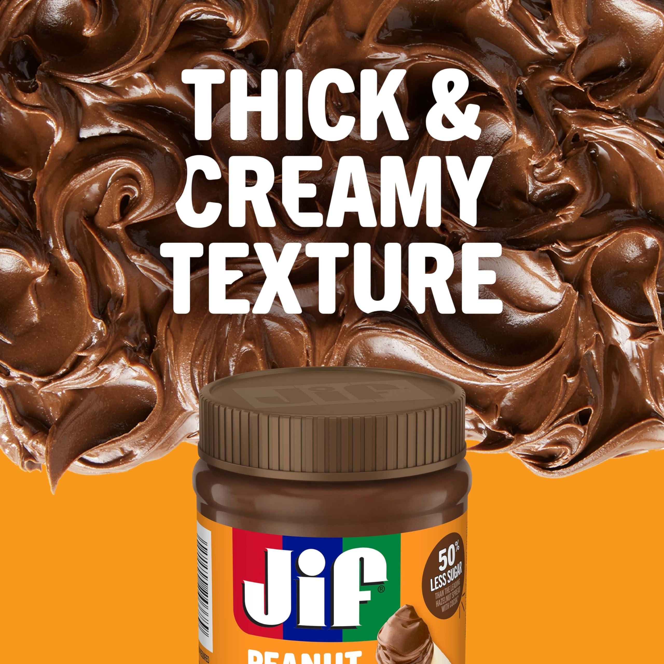 Jif Peanut Butter & Chocolate Spread, 15 oz - Jif