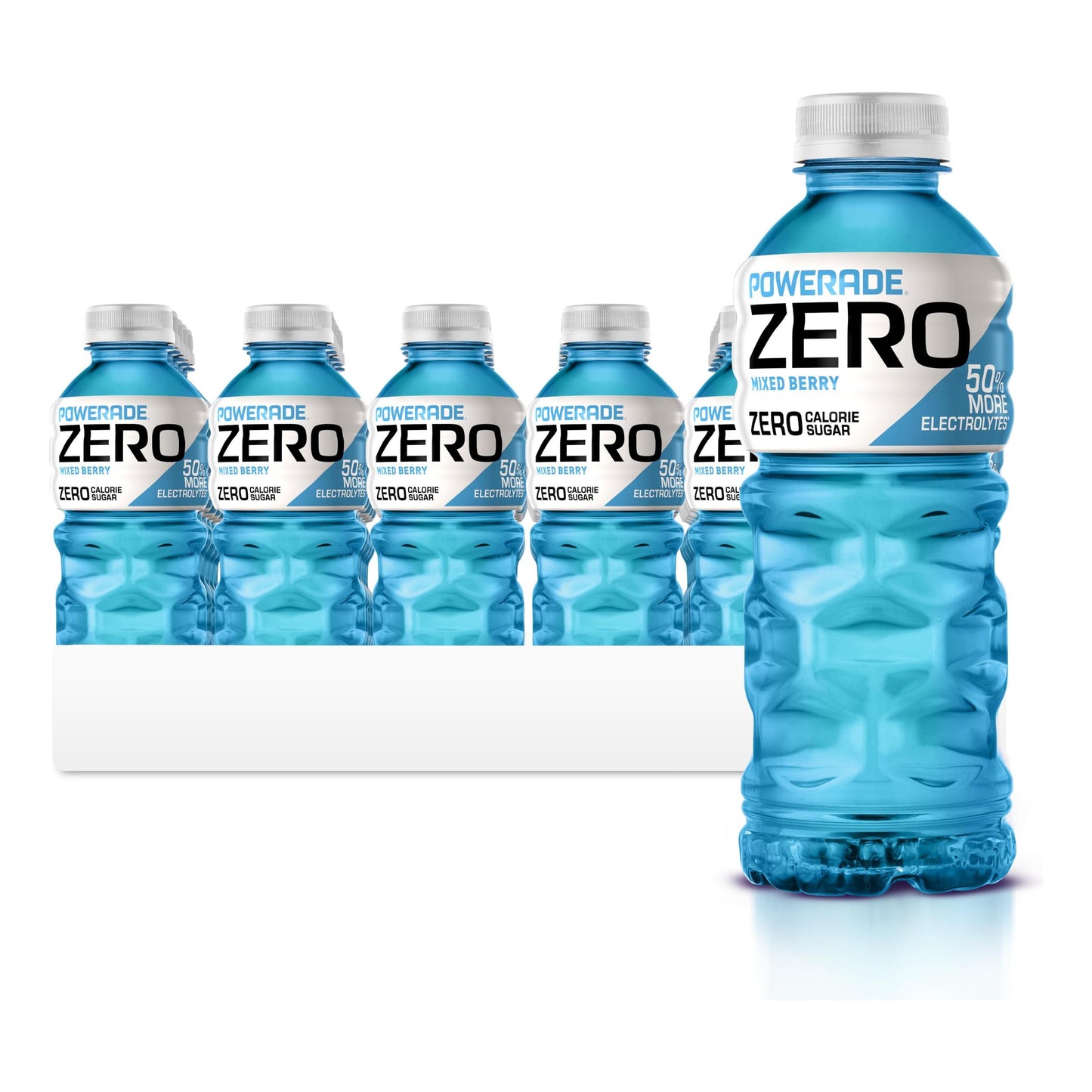 POWERADE Zero Sugar Mixed Berry Hydration Drink, 20 Ounce (Pack of 24)