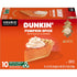 Dunkin' Pumpkin Spice Flavored Coffee, 10 Keurig K-Cup Pods - Dunkin