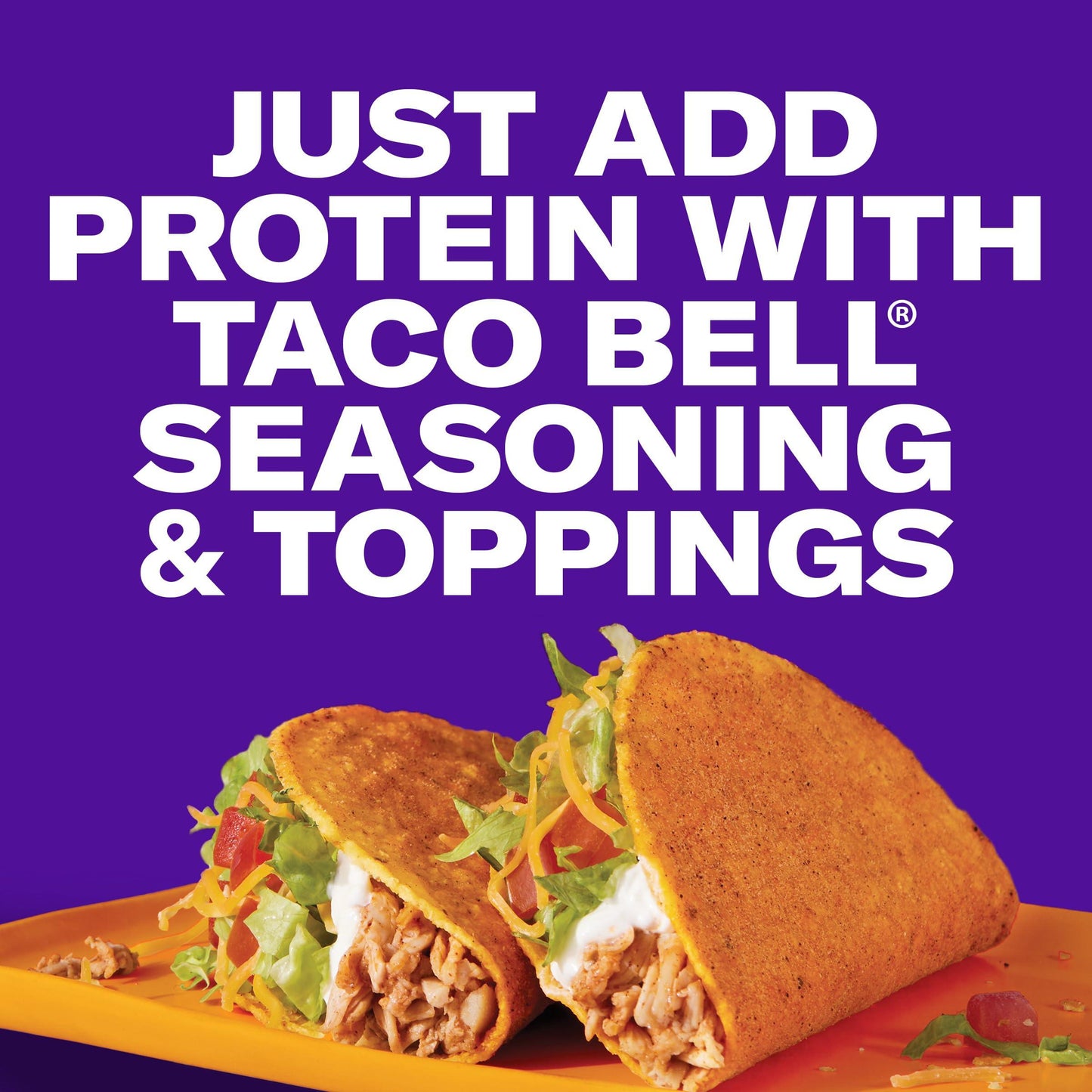 Taco Bell Crunchy Taco Shells with Mild Seasoned Flavor, 12 Count Box