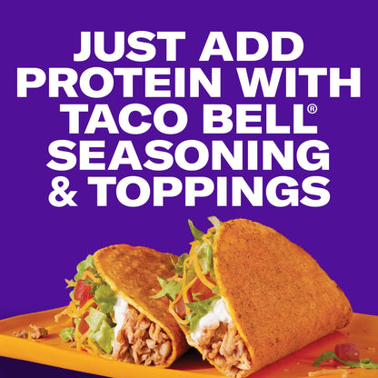 Taco Bell Crunchy Taco Shells with Mild Seasoned Flavor, 12 Count Box