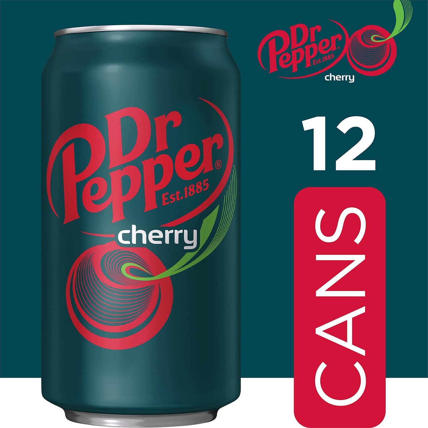 Dr Pepper Cherry Soda, 12 Fl Oz Cans, 12-Pack