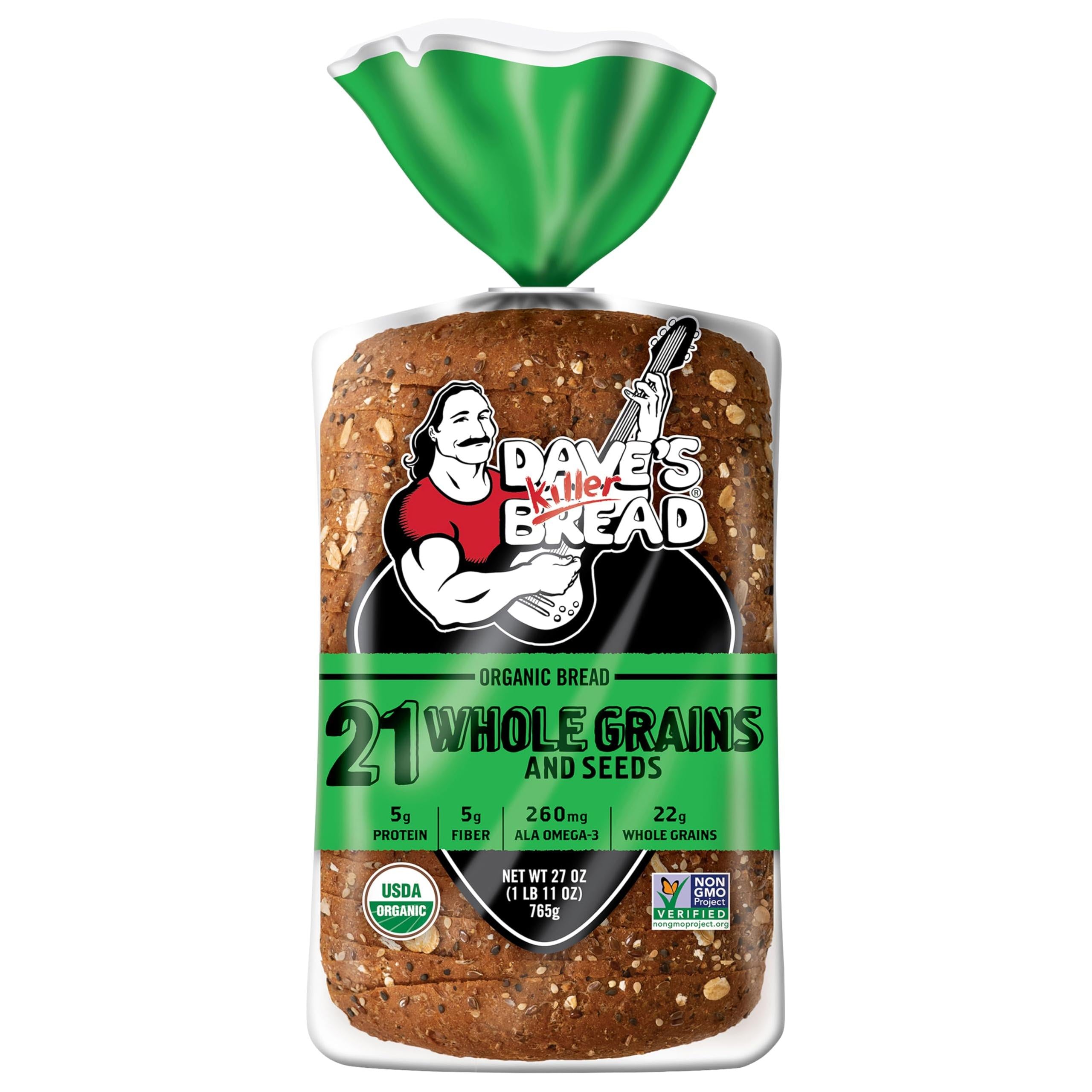 Dave's Killer Bread Organic 21 Grain & Seed Loaf, 27 oz - Dave's Killer Bread