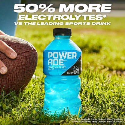 POWERADE Mountain Berry Blast Sports Drink - 20 oz Bottle (24-Pack)