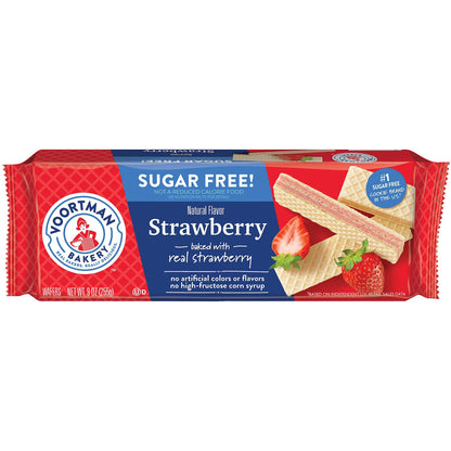 VOORTMAN Bakery Guilt-Free Strawberry Wafer Cookies 9 oz