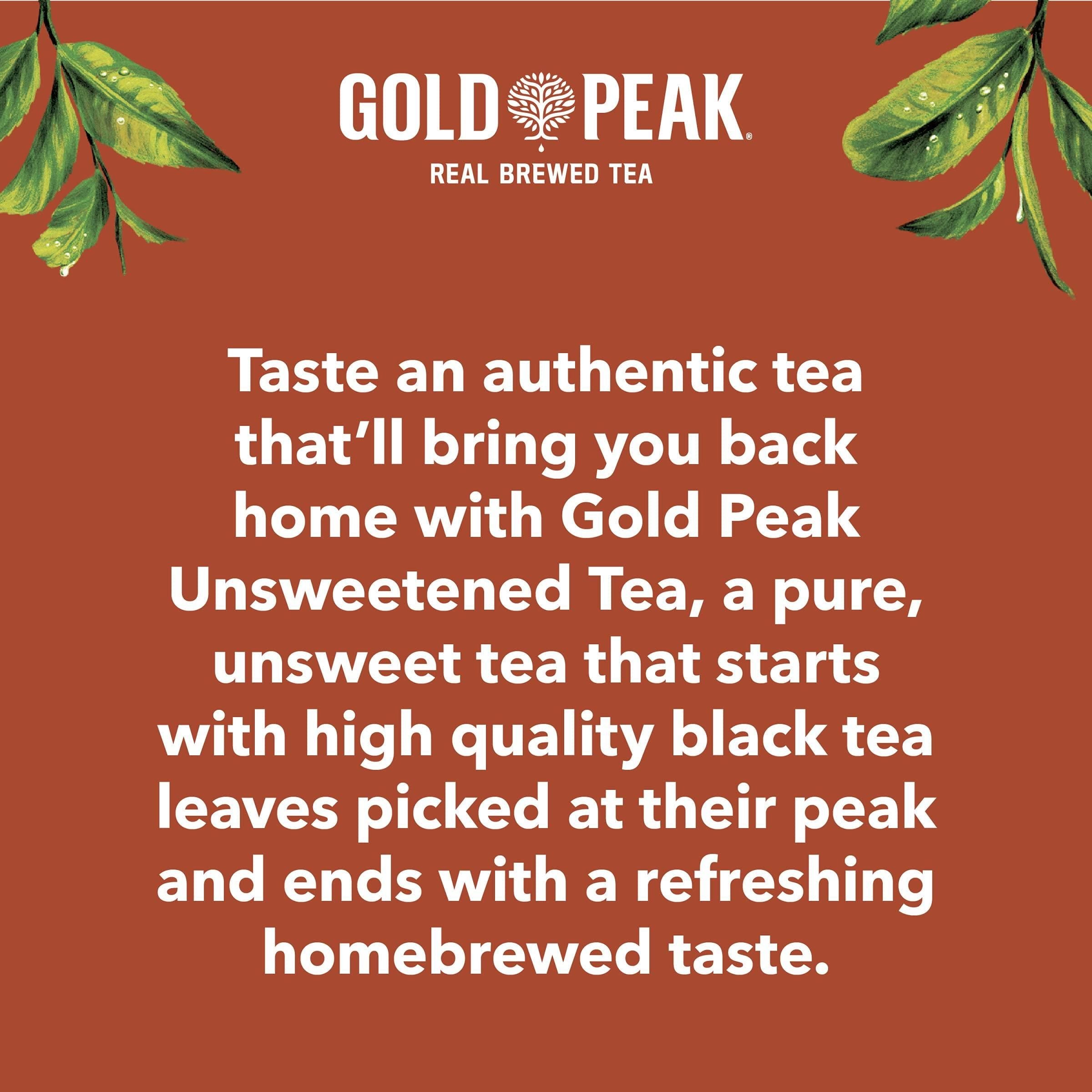 Gold Peak Unsweet Tea, Real Brewed Tea, 59 Fl Oz - Gold Peak