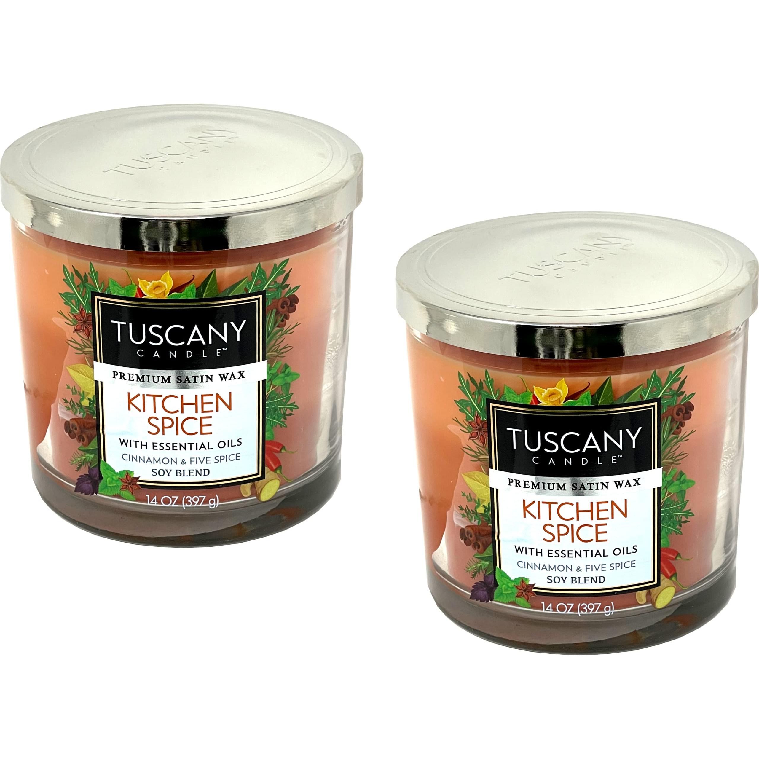 Tuscany Candle 14oz Scented Candle Soy Blend 2-Pack (Kitchen Spice) - Tuscany Candle