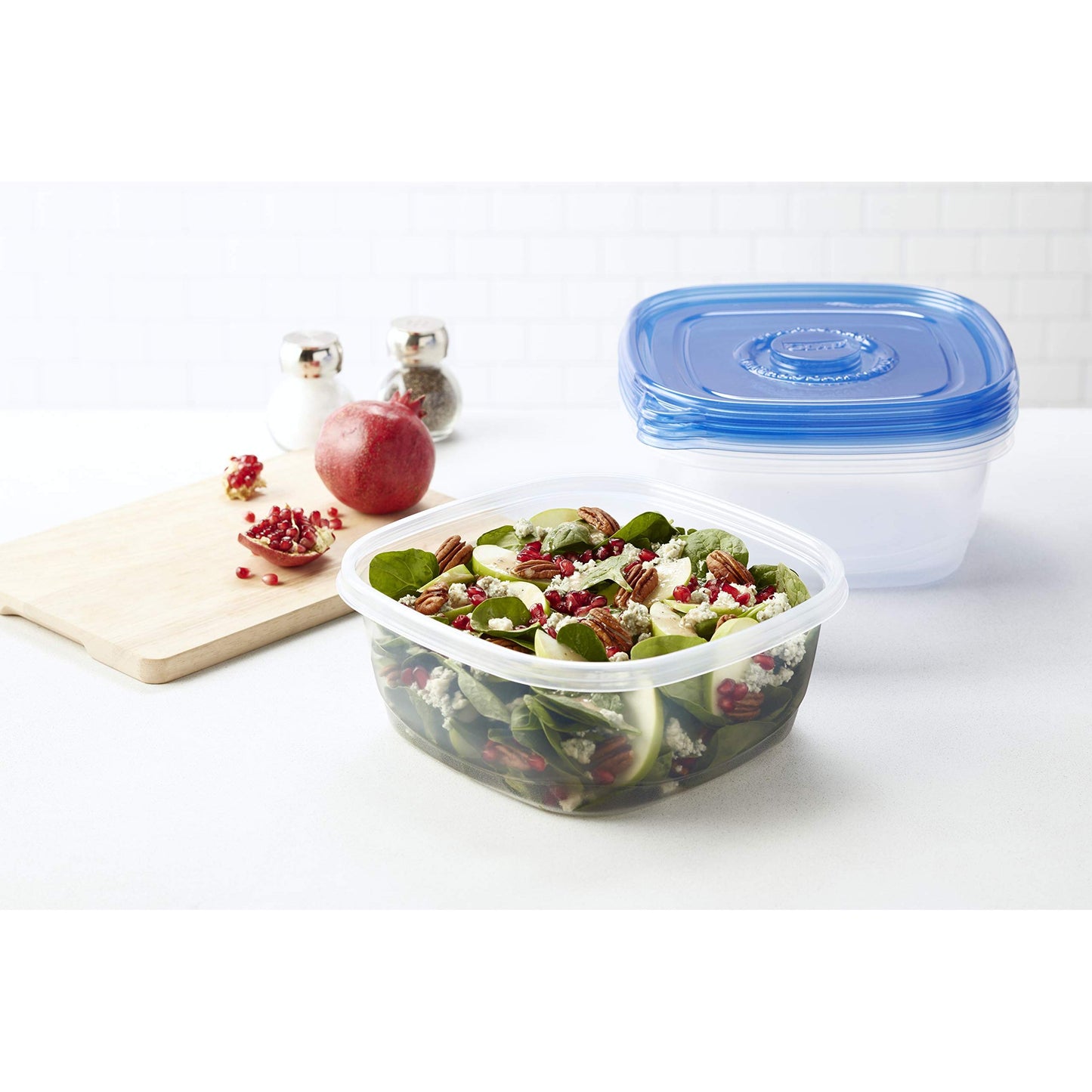 Gladware Family Size Food Storage Containers, Xl | Large Square Food Storage, Containers Hold Up To 104 Ounces Of Food, Large Set 3 Count Food Containers