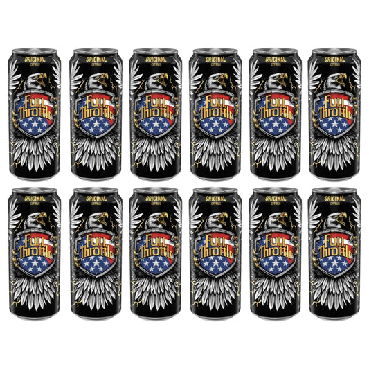 Full Throttle Citrus Energy Drink - Original Flavor | 16 Oz Cans (12-Pack)