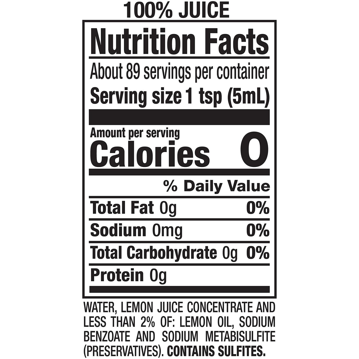 ReaLemon Pure Lemon Juice, 15 Fl Oz Bottle