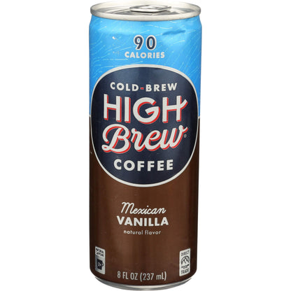 High Brew Coffee Mexican Vanilla, 8oz