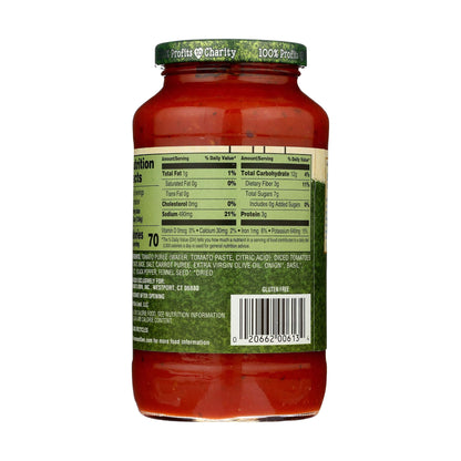 Newman's Own All-Natural Marinara Sauce, 24 oz Jar