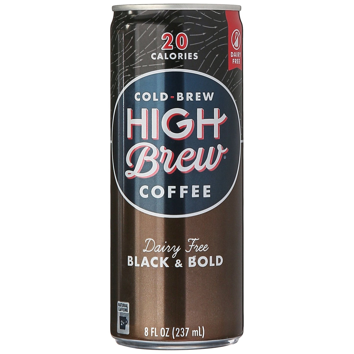 High Brew Cold-Brew Coffee, Black and Bold, 8 oz. Can