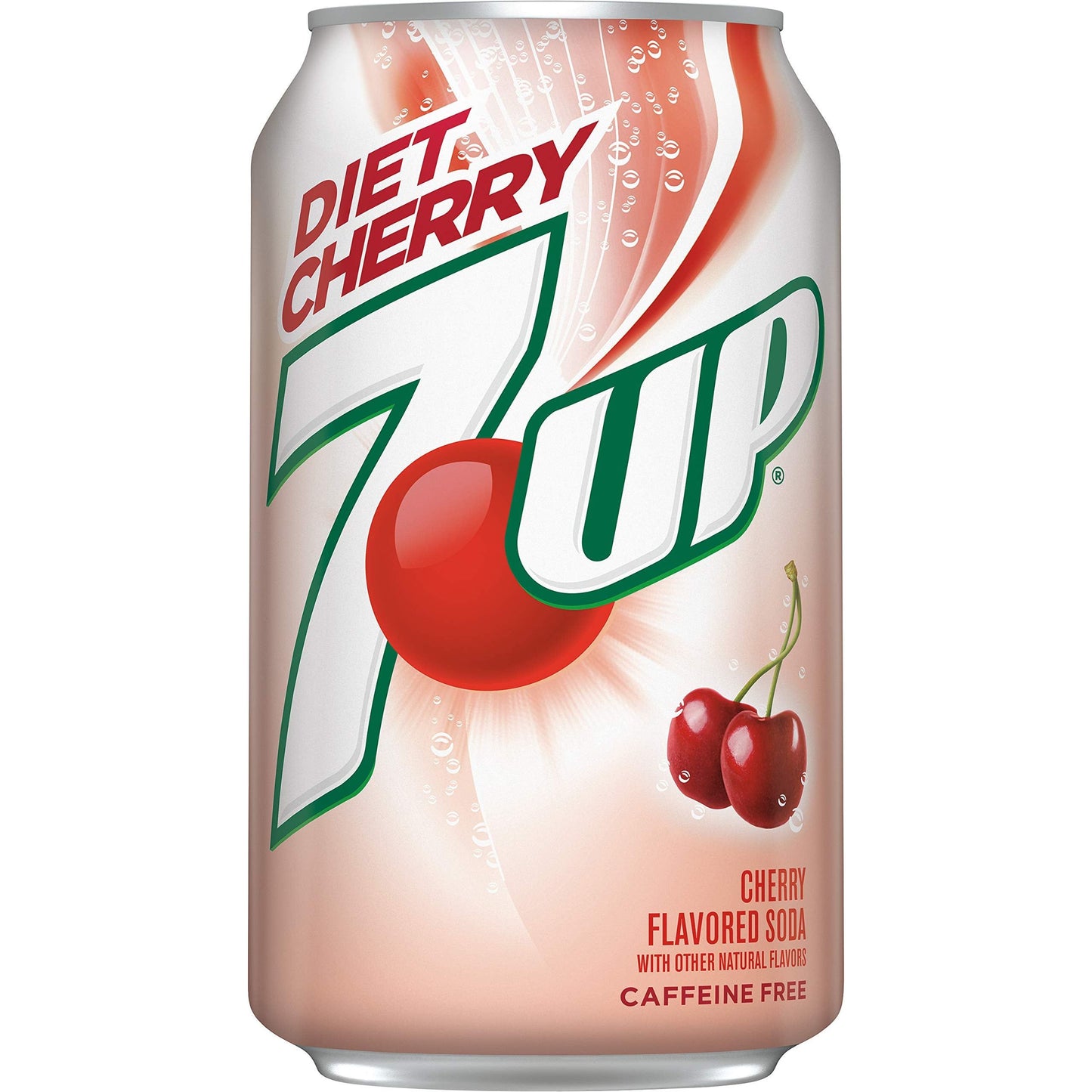 7UP Diet Cherry Soda - 12 Cans of Guilt-Free Refreshment, 12 fl oz Each