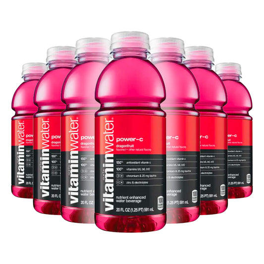 Dragonfruit Power C Vitamin Water, 20 Oz Bottles (6-Pack, Total 120 Oz)