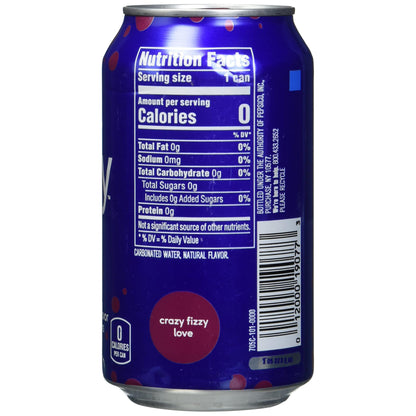 Bubly Blueberry Pomegranate 12oz Can, (Pack of 12)