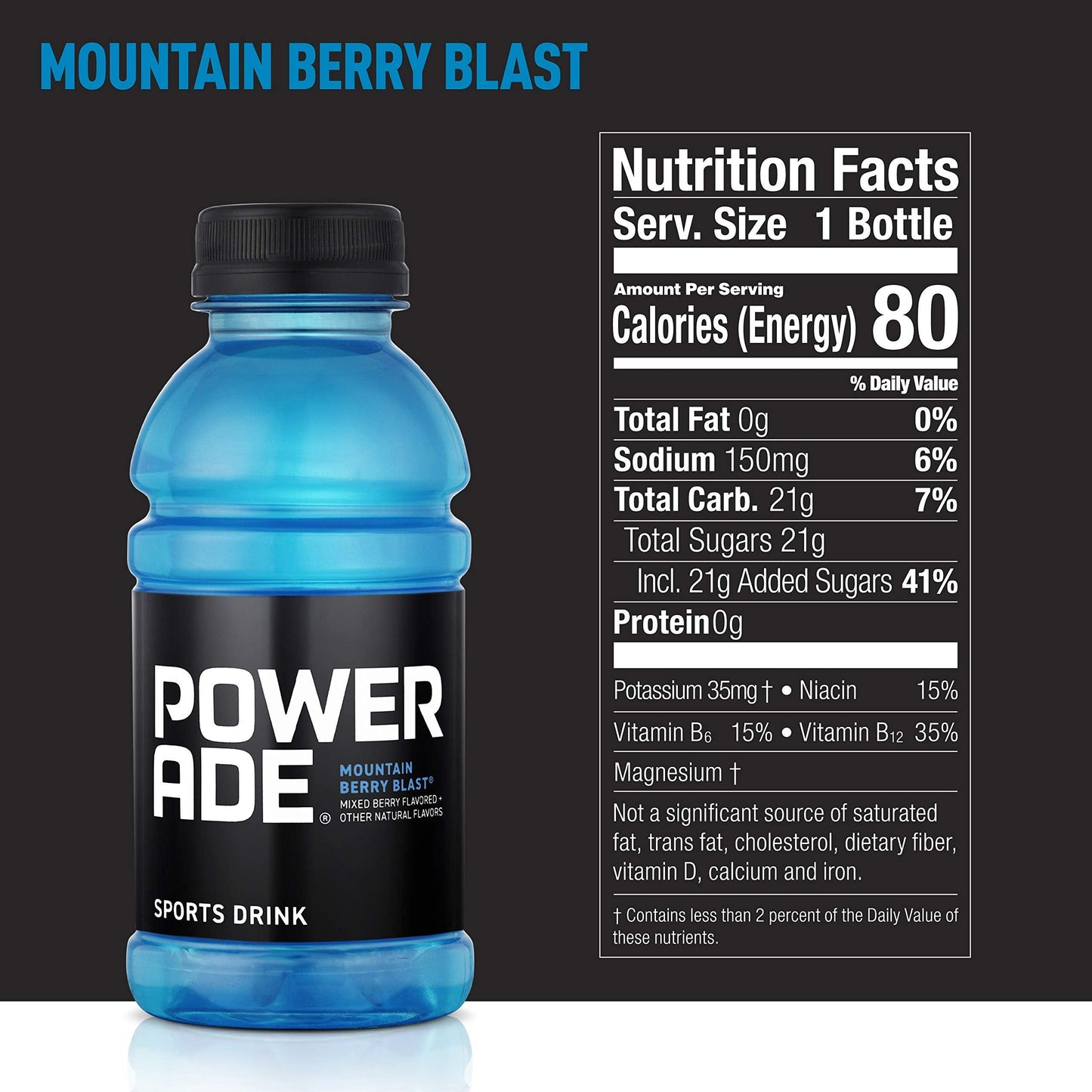 POWERADE Mountain Berry Blast Hydration Drink, 12 oz Cans, 12-Pack