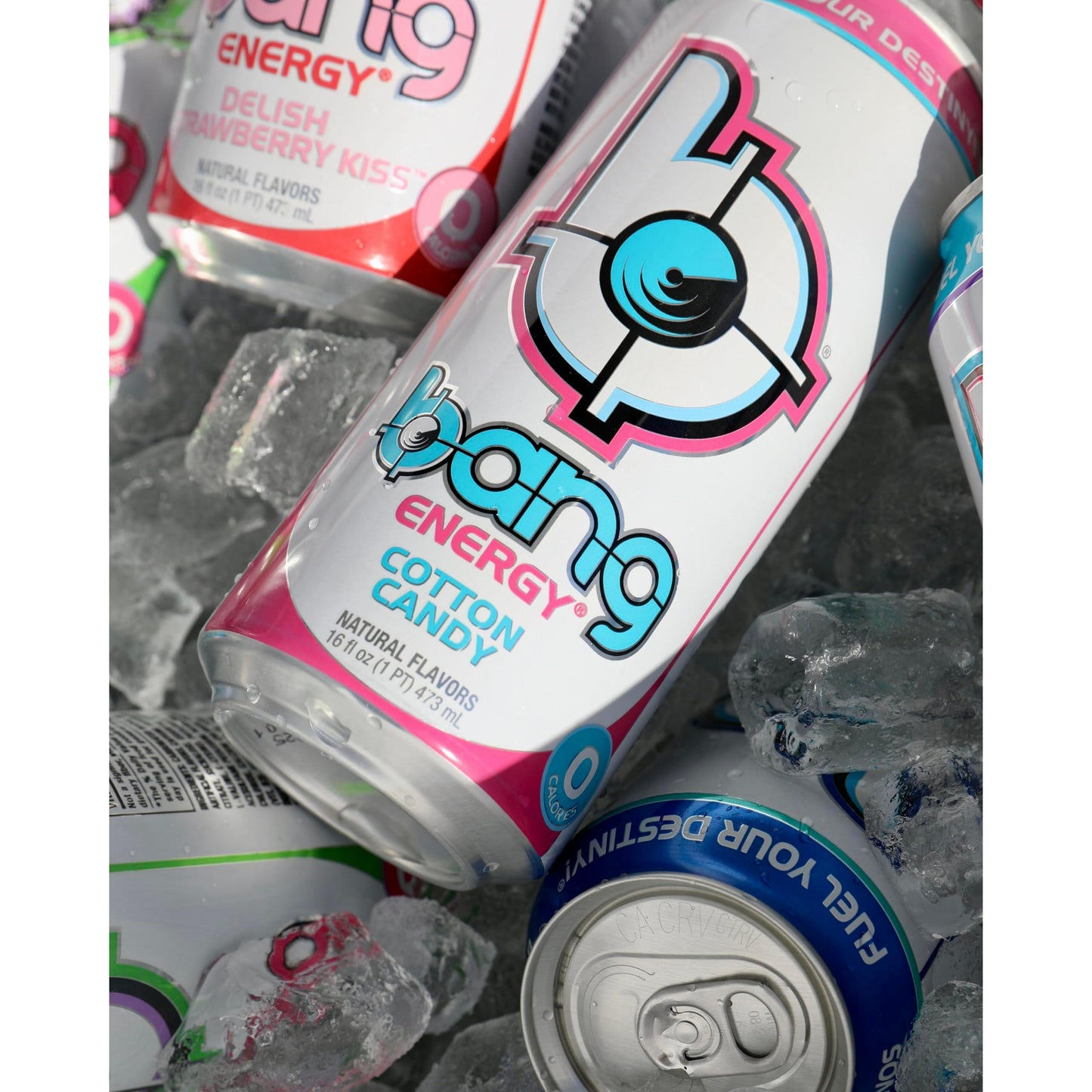 Bang Energy Cotton Candy - Sugar-Free, 16 oz Energy Drink (12-Pack)