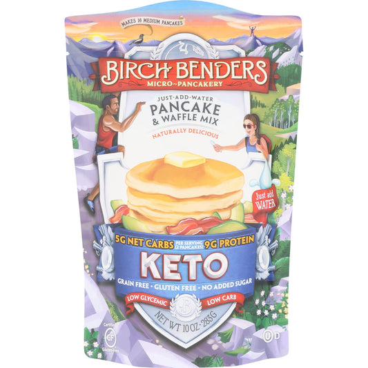 Keto-Friendly Fluffy Pancake & Waffle Mix by Birch Benders