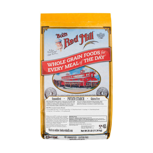 Premium Whole Grain Potato Starch by Bob's Red Mill, 25 lb Package