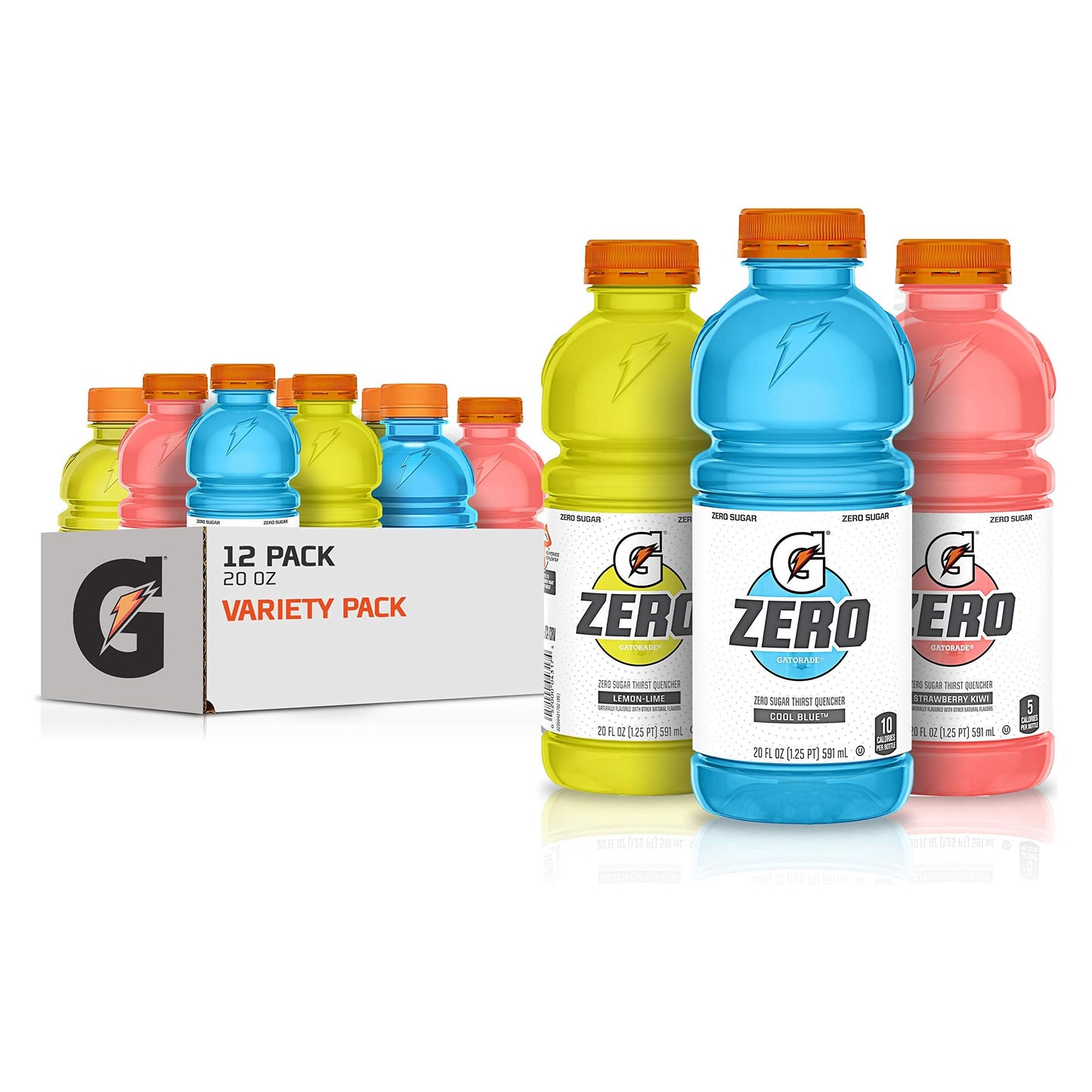 Gatorade Variety Pack Thirst Quencher, 20 Fl Oz Bottles, 12 Pack