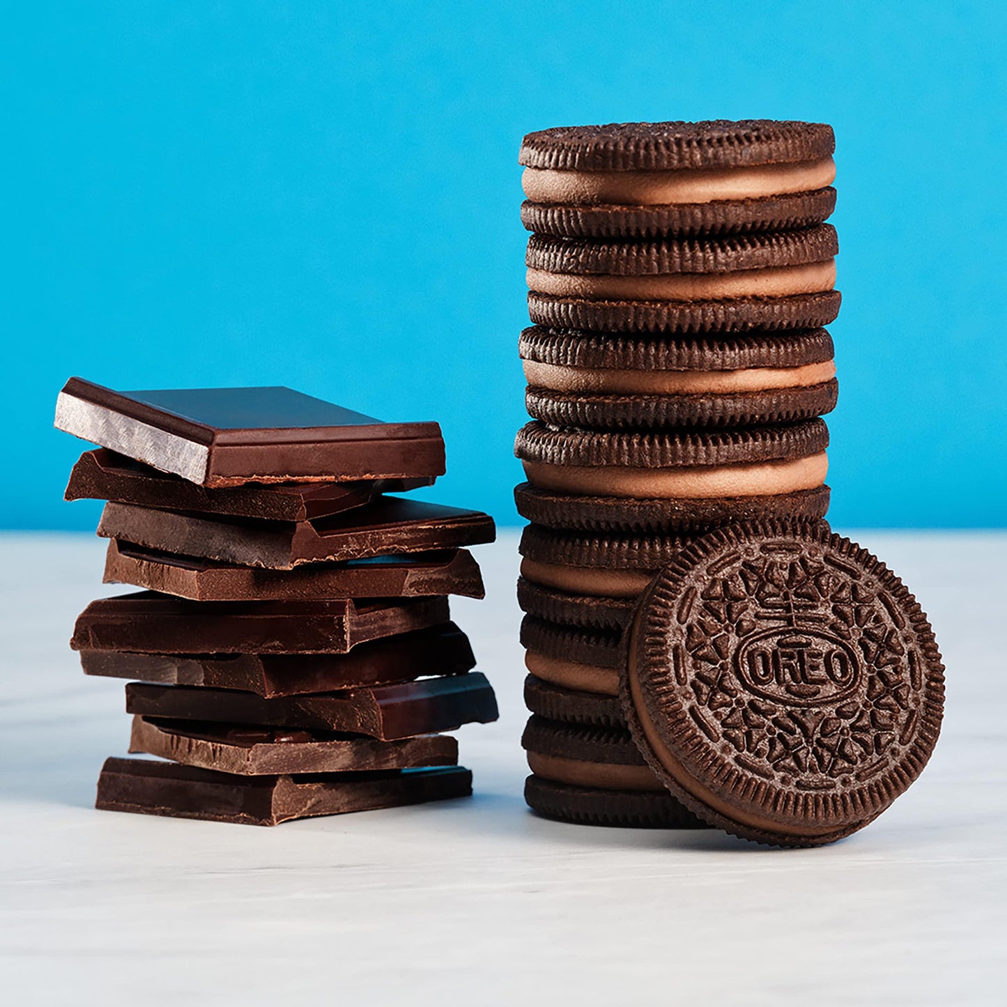 OREO Double Chocolate Creme Sandwich Cookies, Family Size, 18.71 oz