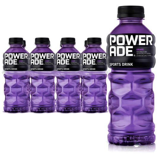 POWERADE Grape Sports Drink, 20 oz Bottles, 8-Pack - Powerade