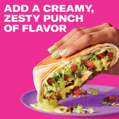 Taco Bell Creamy Avocado Ranch Dressing, 12 fl oz Bottle