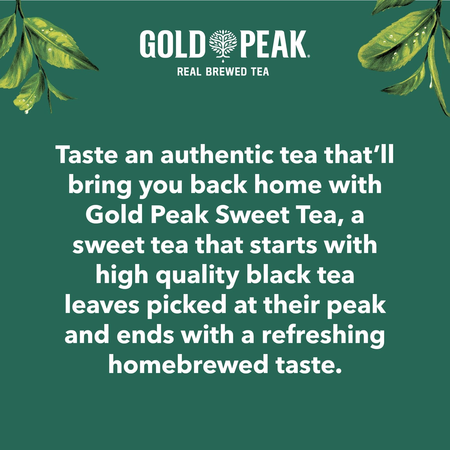 Gold Peak Sweet Tea, Real Brewed Tea, 59 Fl Oz