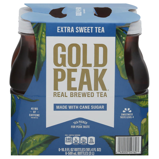 Gold Peak, Extra Sweet Tea 6 Count, 16.9 Fl Oz