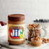 Jif Natural Creamy Peanut Butter, 28 oz, 90% Peanuts, Non-GMO - Jif