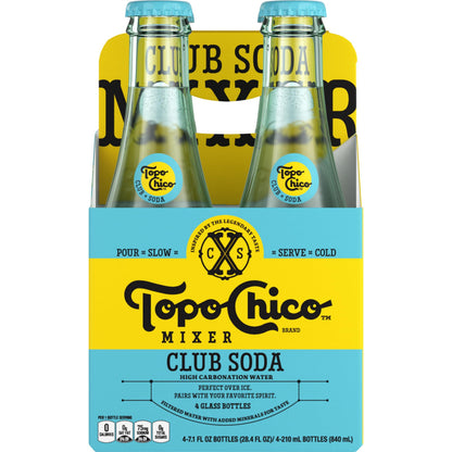 Topo Chico Sparkling Water - 4 Pack of 7.1 fl oz Bottles