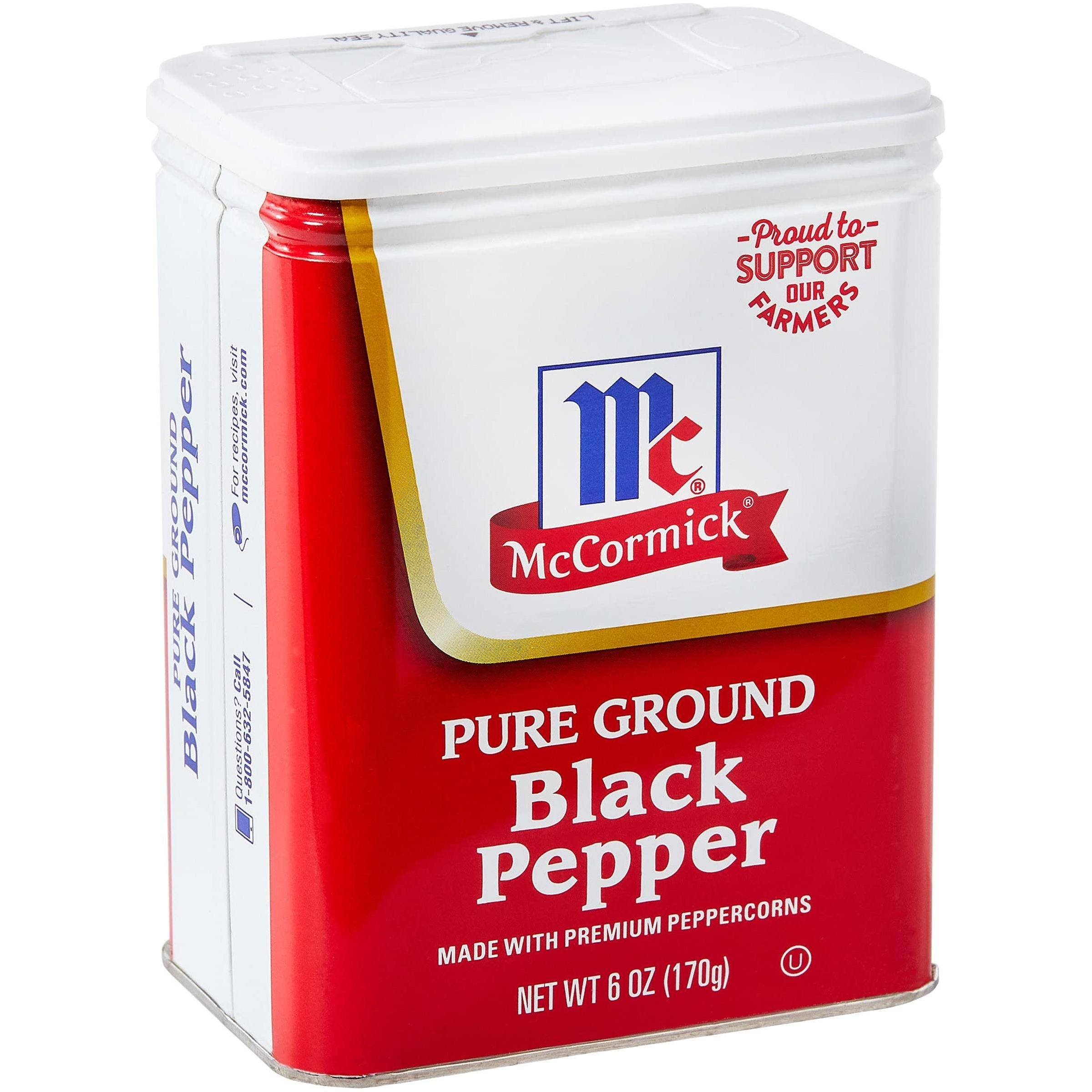 McCormick Premium Hand-Harvested Ground Black Pepper, 6 oz - McCormick