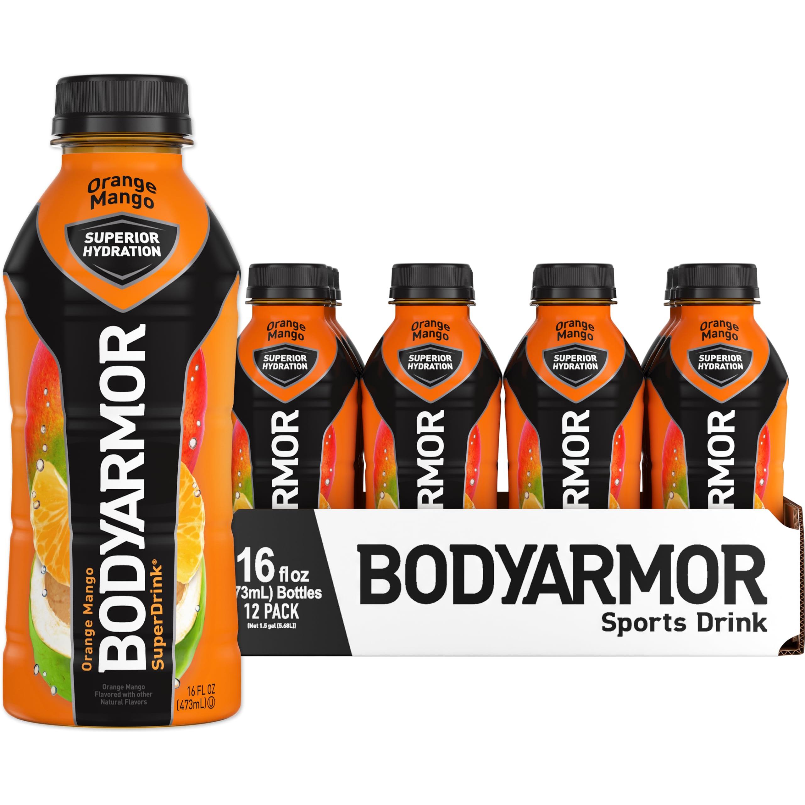 BODYARMOR Orange Mango Sports Drink - 16 Fl Oz (12-Pack) - BODYARMOR