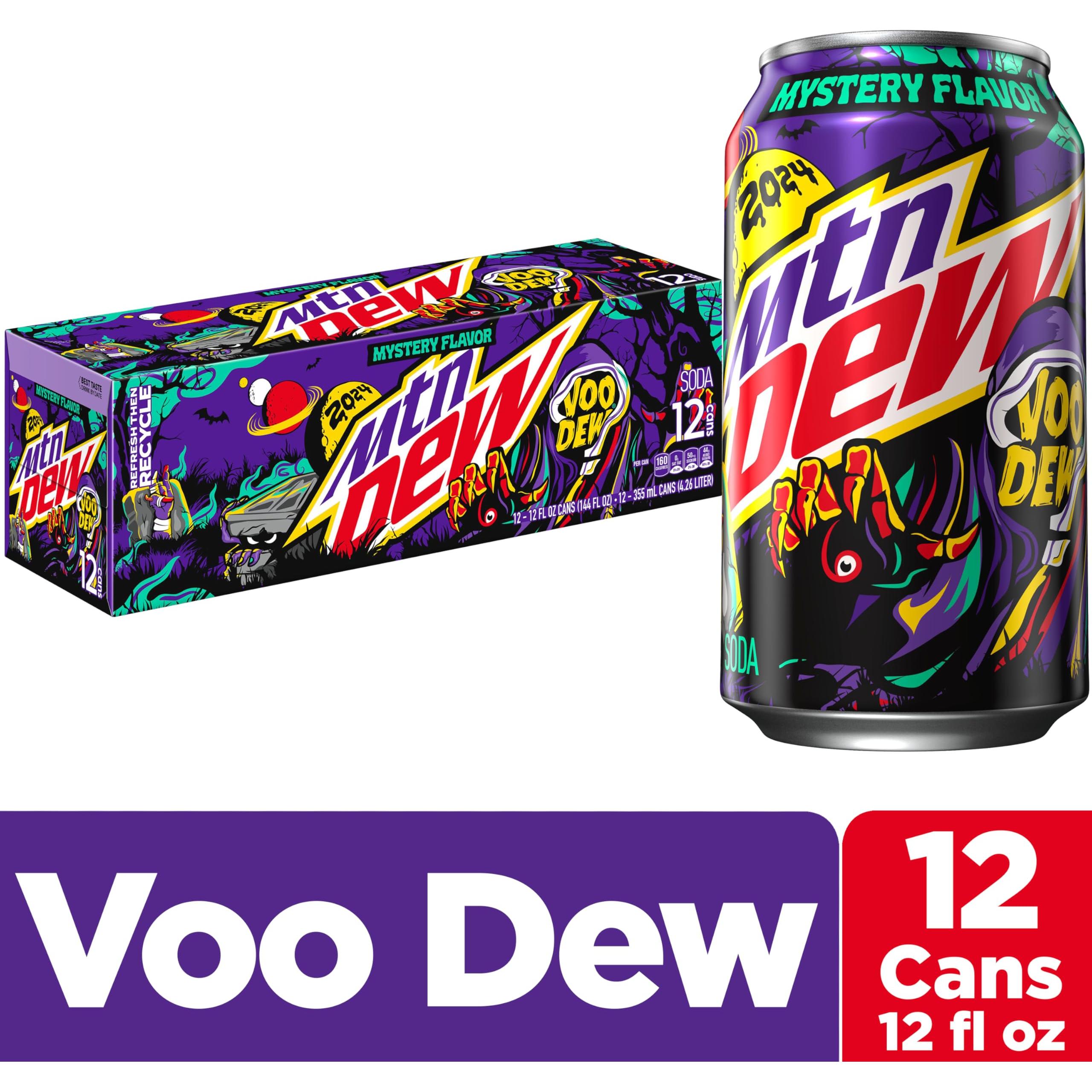 Mountain Dew, Voo Dew, 12 fl oz Cans (12 Pack) - Mountain Dew