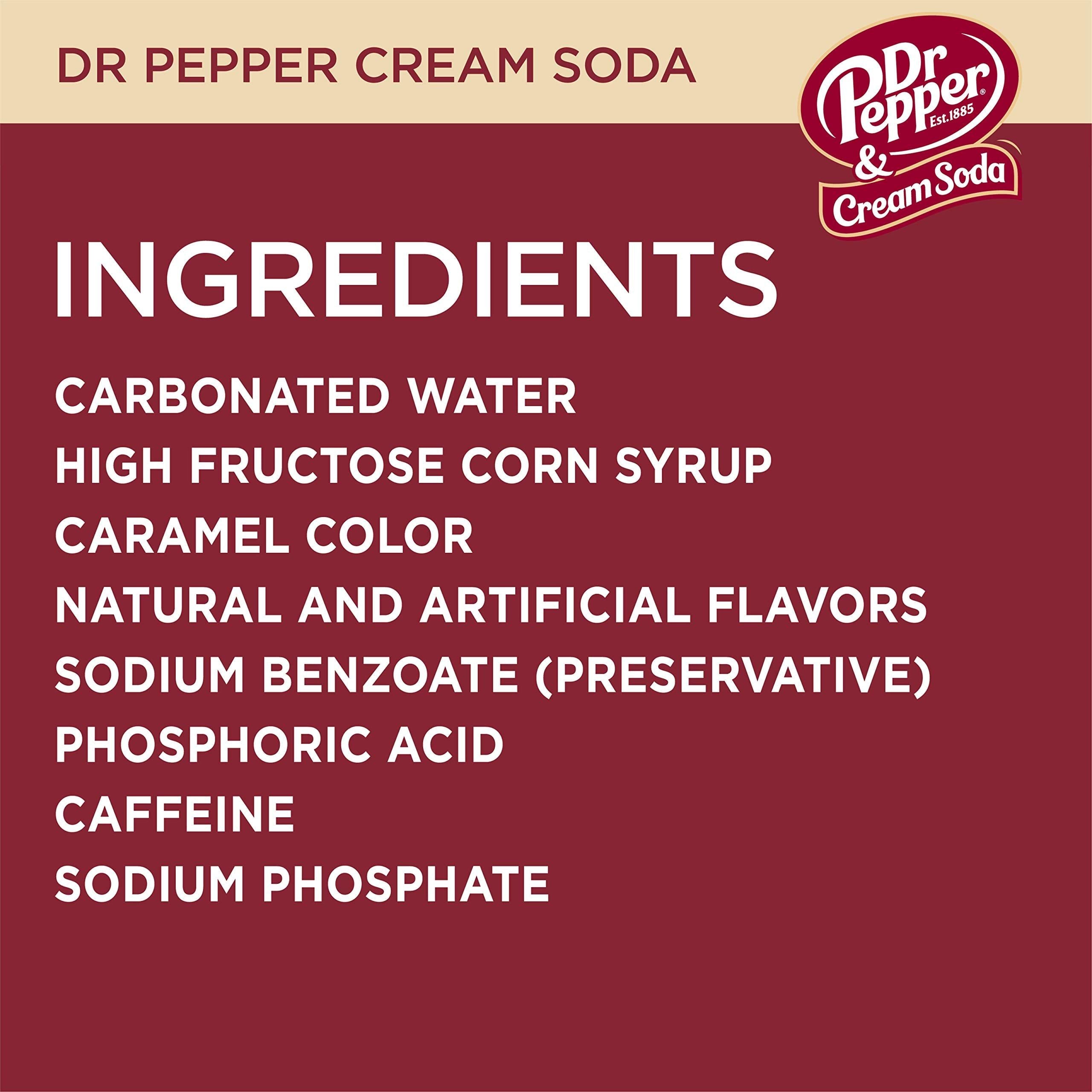 Dr Pepper Cream Soda Fusion, 12 fl oz, 12 Can Pack - Dr. Pepper