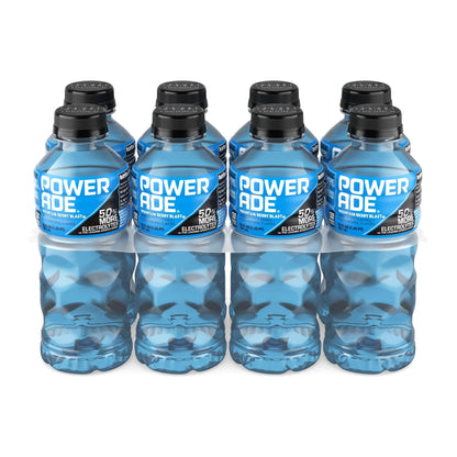 POWERADE Mountain Berry Blast Sports Drink, 20 fl oz, 8-Pack