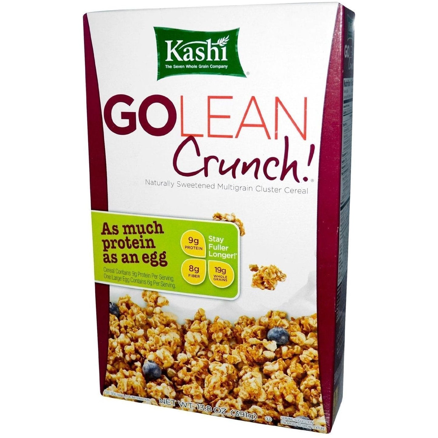 Kashi GOLEAN Crunch Protein-Packed Cereal, 13.8 Ounces (Set of 4)