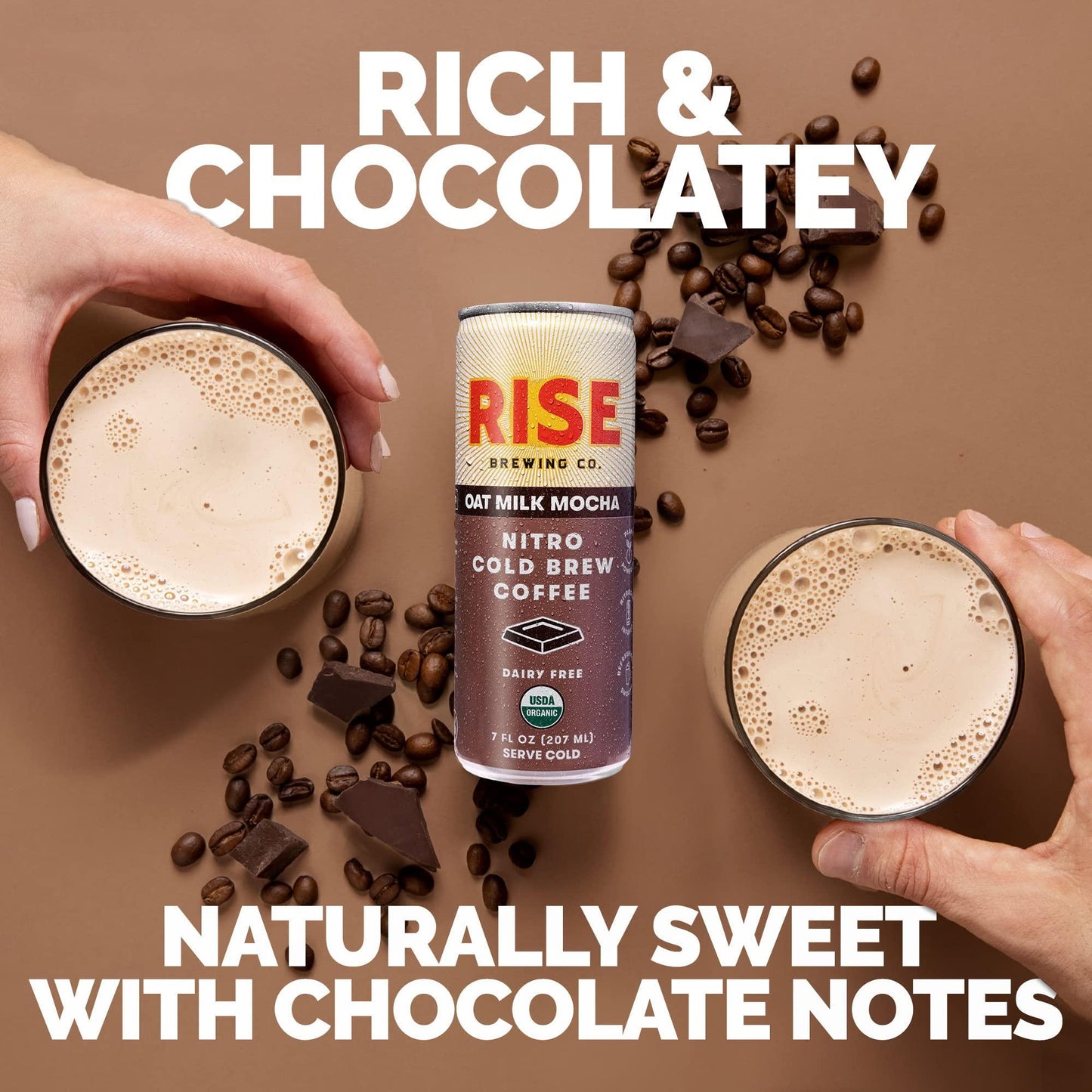 Rise Brewing Mocha Nitro Cold Brew Latte