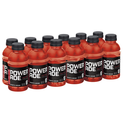 POWERADE Fruit Punch Beverage, 12 oz, 12 Count Pack