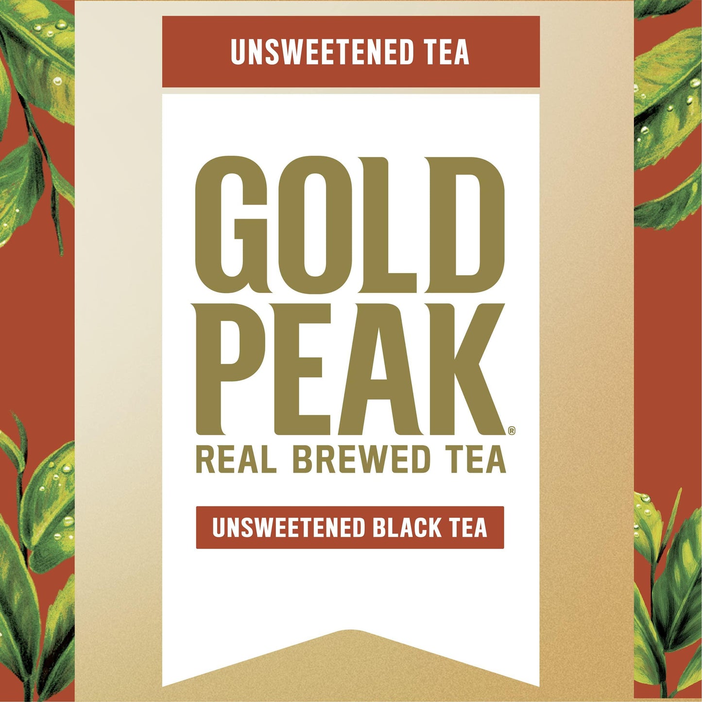 Gold Peak Unsweet Tea, Real Brewed Tea, 59 Fl Oz