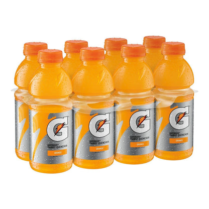 Gatorade Thirst Quencher Orange 20 Ounce Bottle Pack of 8