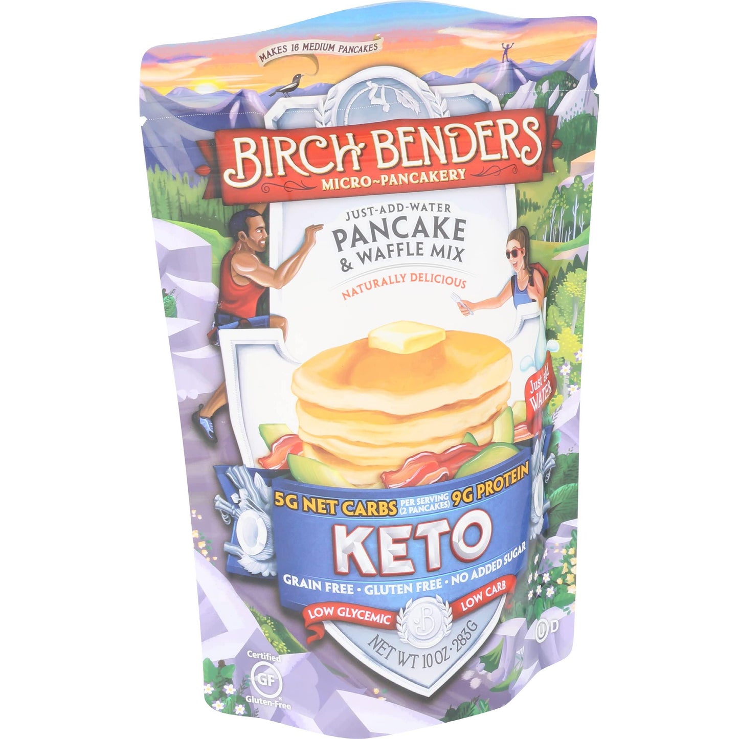 Keto-Friendly Fluffy Pancake & Waffle Mix by Birch Benders