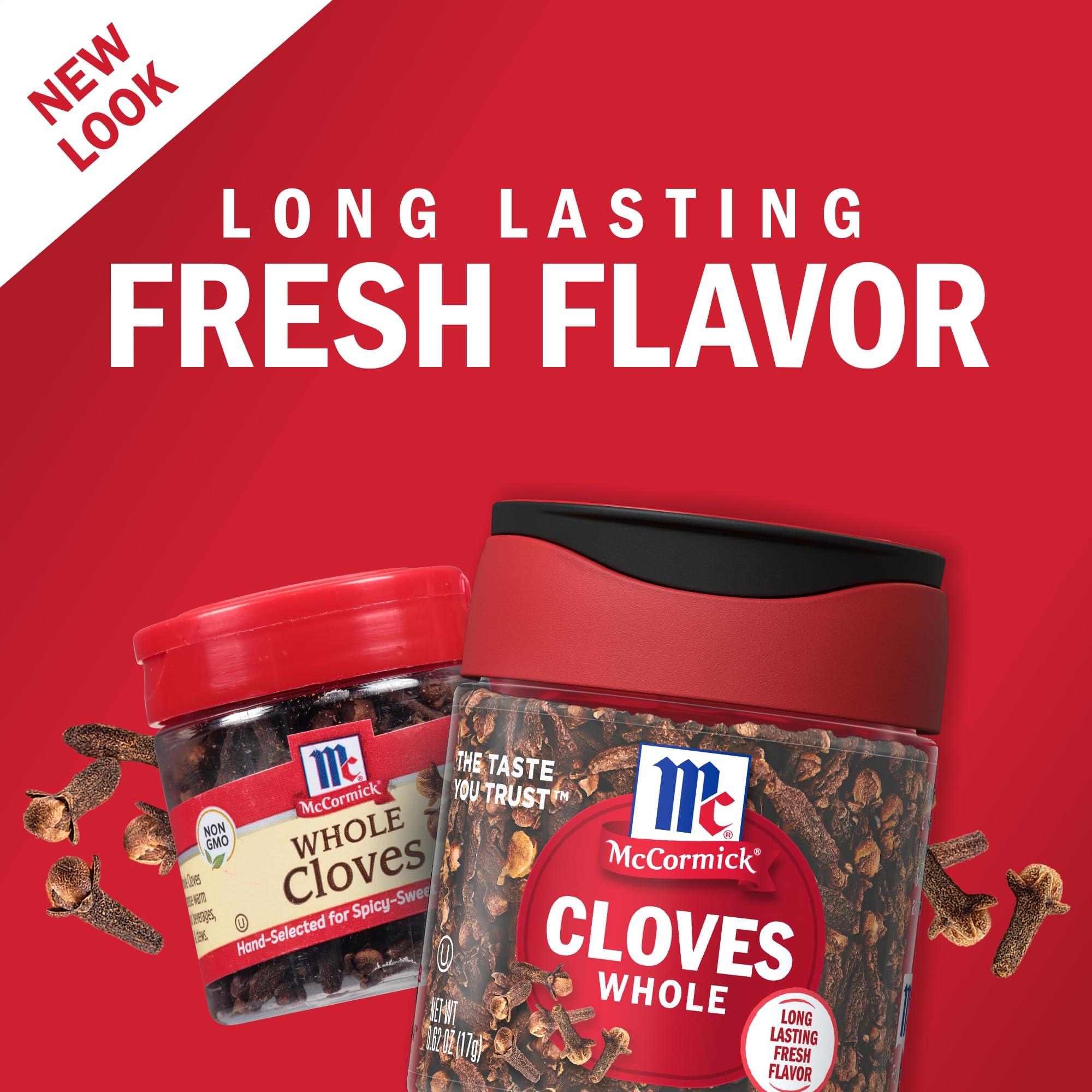 McCormick Hand-Selected Whole Cloves, 0.62 oz, 6-Pack - McCormick