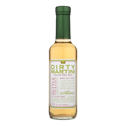 All Natural Dirty Martini Mixer - 12 oz Bottles | Set of 6