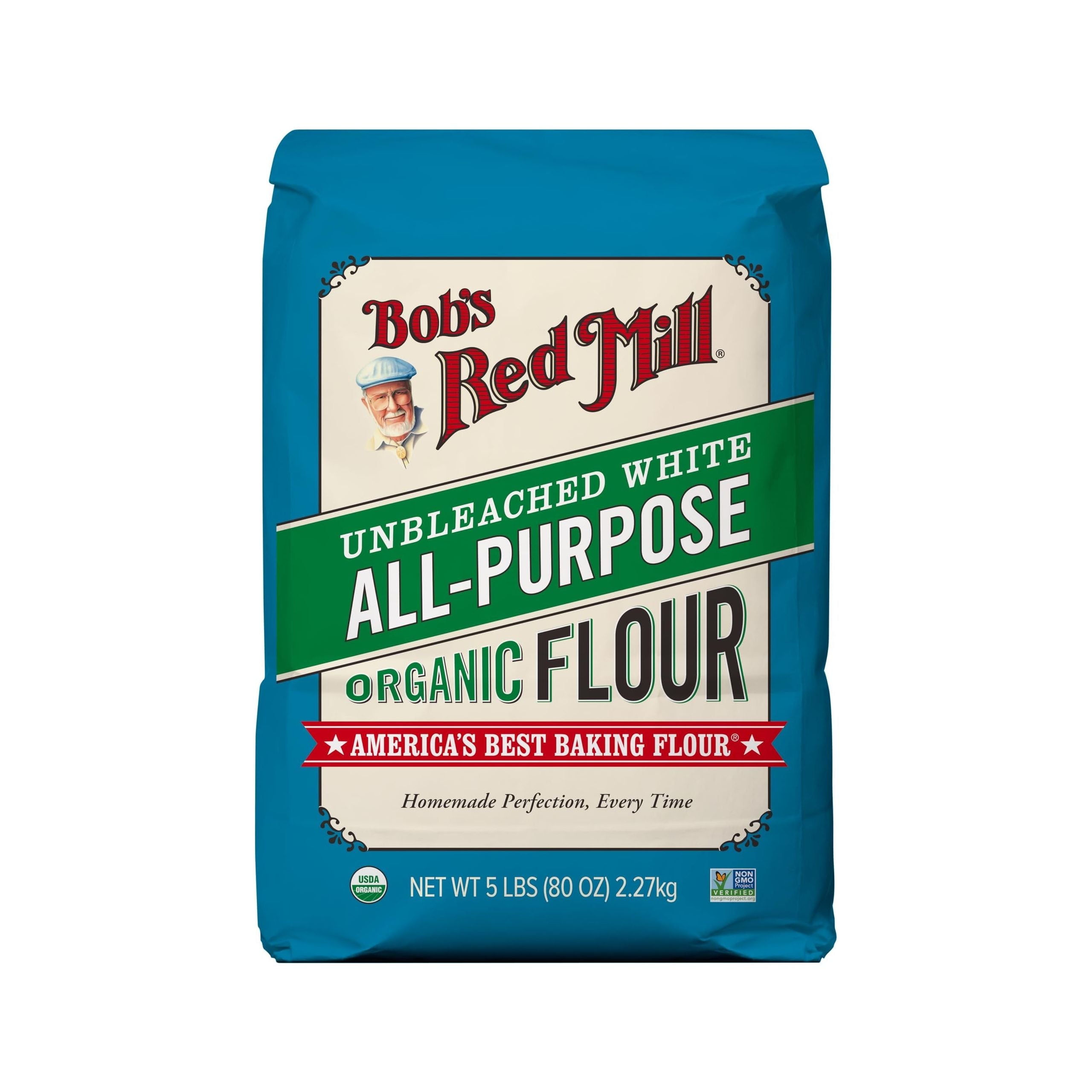 2X Bobs Red Mill Organic White Flour 5 Pounds