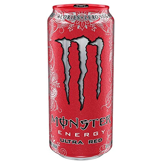 Monster Energy Ultra Red - 12 Pack of 16 Oz Cans